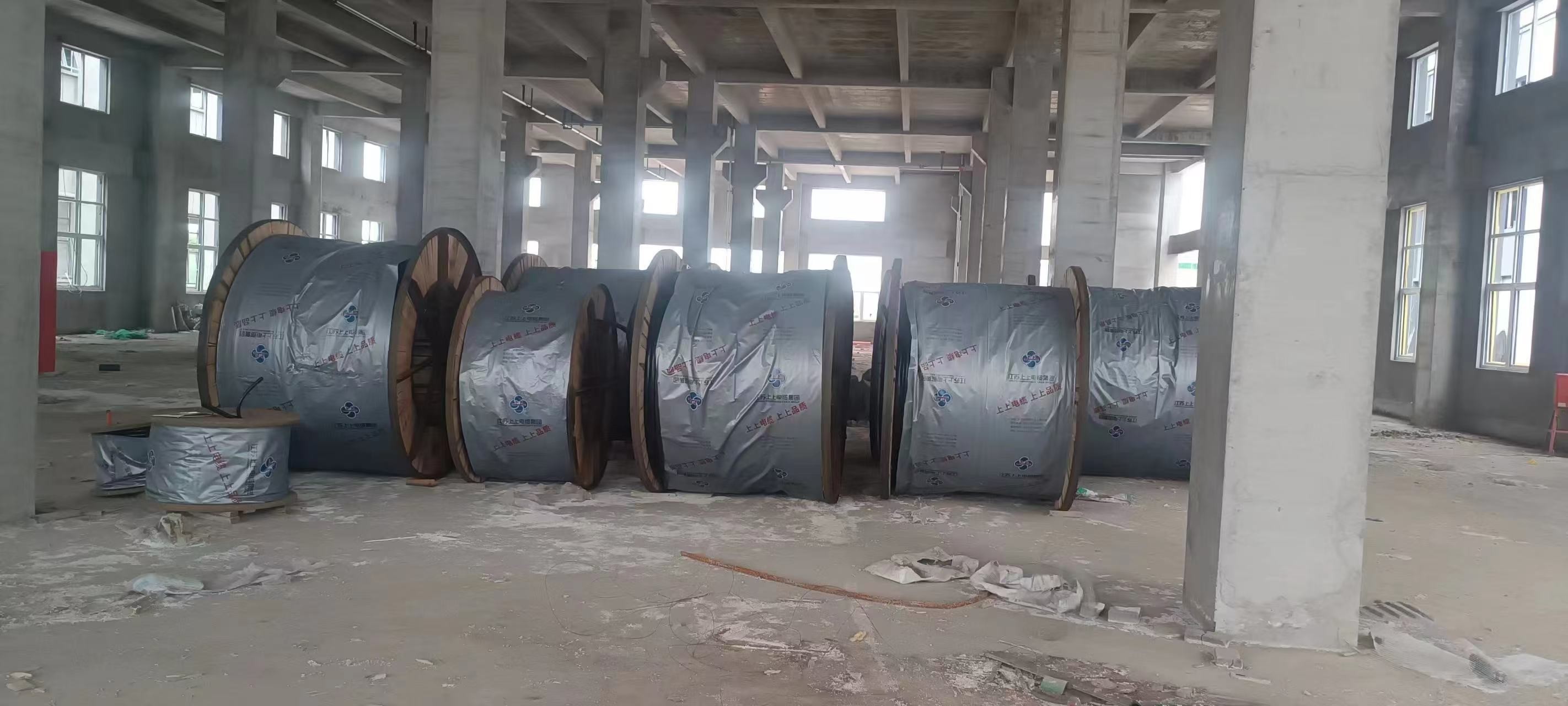 西安秦漢智康云谷基地-1#地塊-一期項目電力工程電纜進場